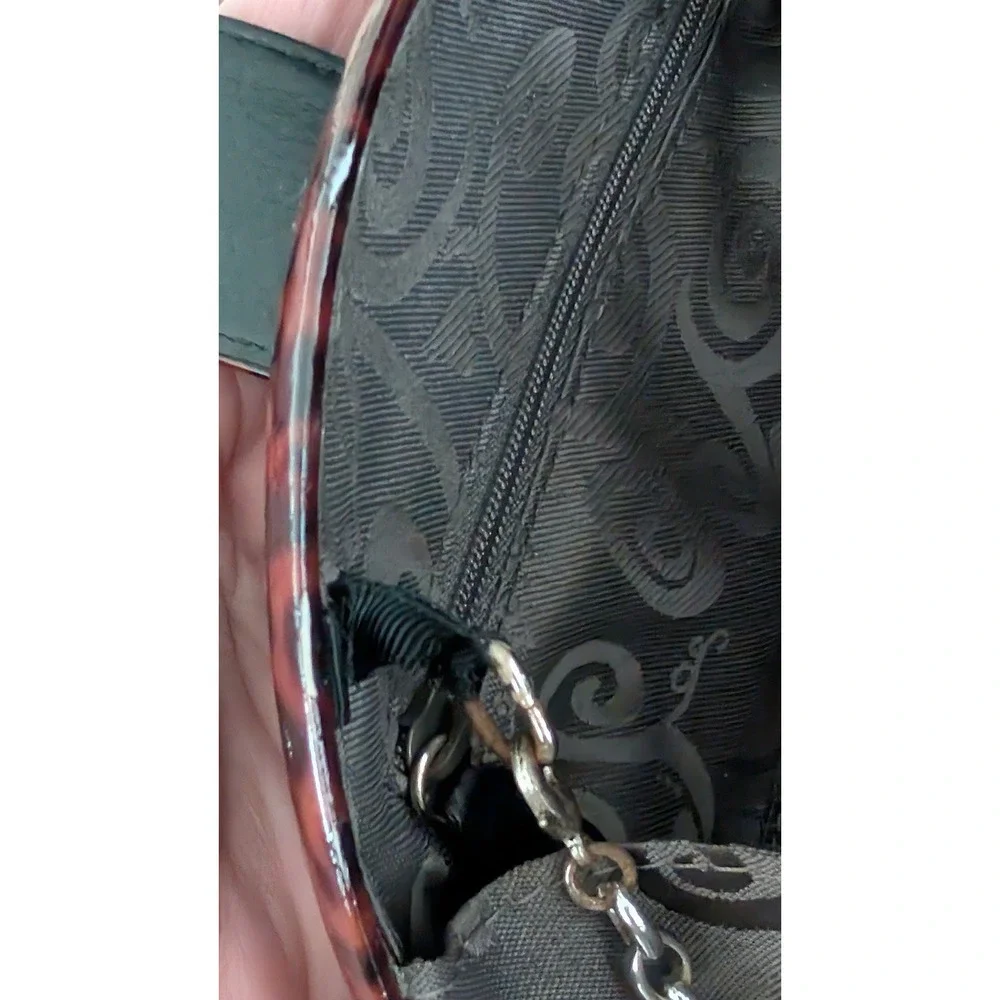 Brighton Cheetah Print Clutch, with shoulder chain